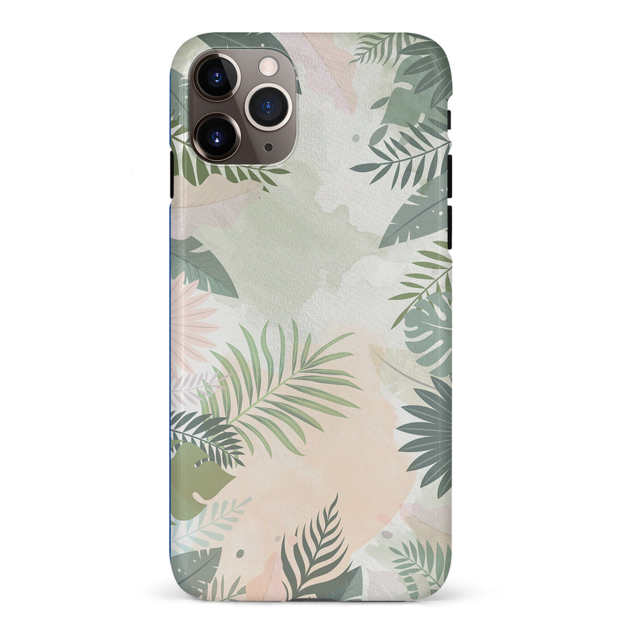 iPhone 11 Pro Max Tropical Arts Phone Case in Green