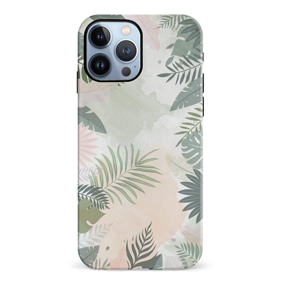 iPhone 12 Pro Tropical Arts Phone Case in Green