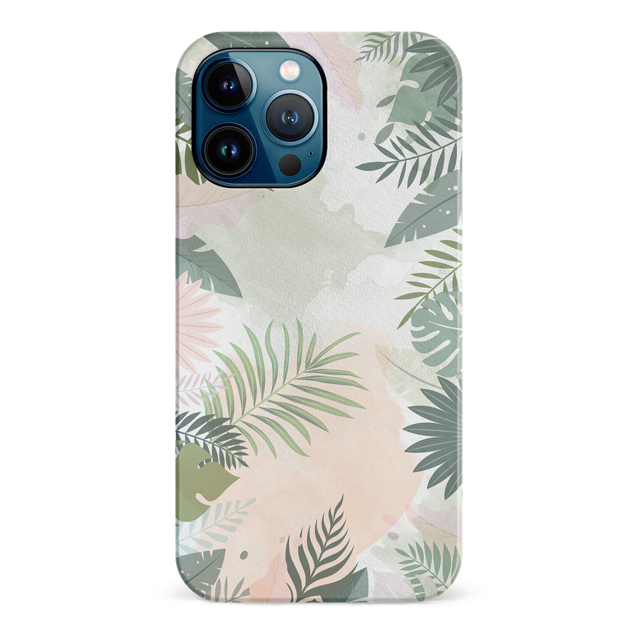 iPhone 12 Pro Max Tropical Arts Phone Case in Green