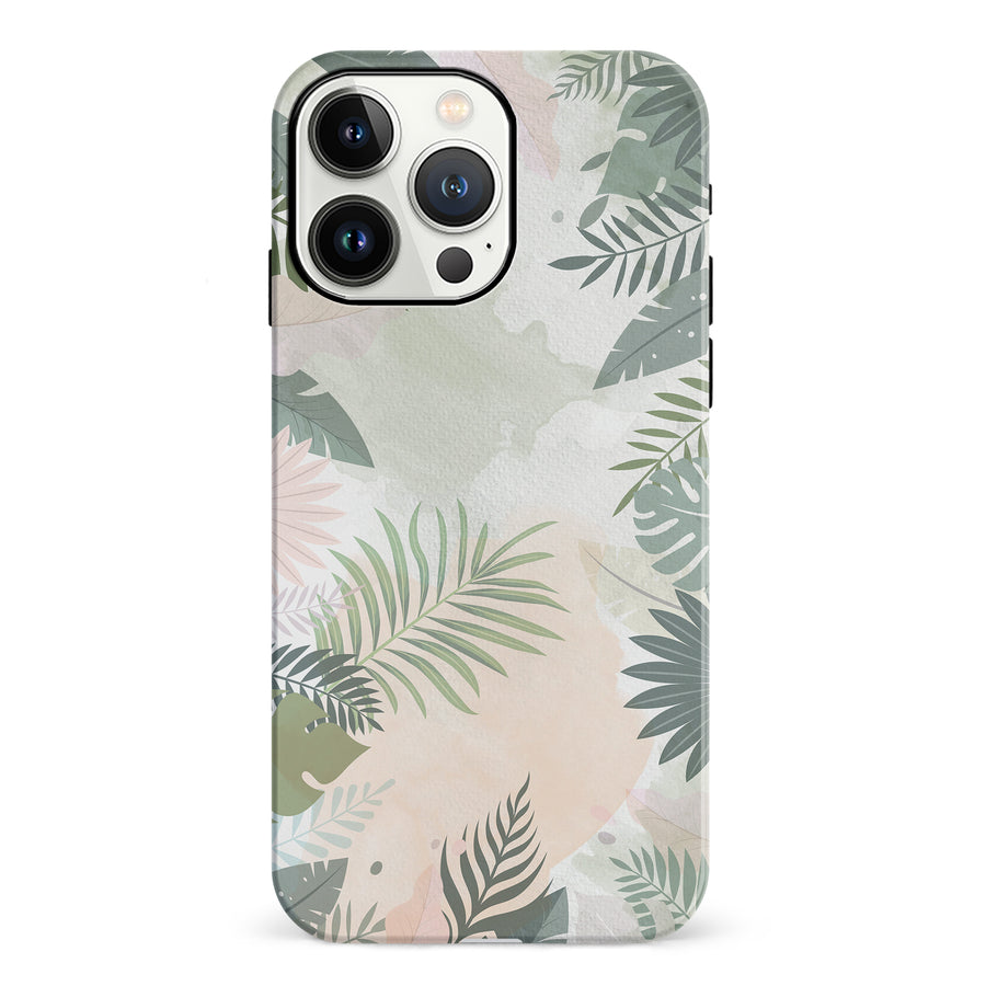 iPhone 13 Pro Tropical Arts Phone Case in Green