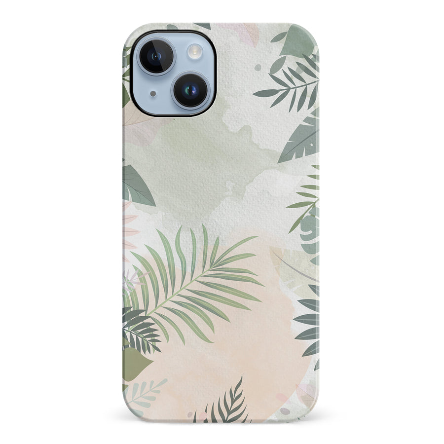 iPhone 14 Plus Tropical Arts Phone Case in Green