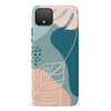 Google Pixel 4 Tropical Arts Phone Case in Blue