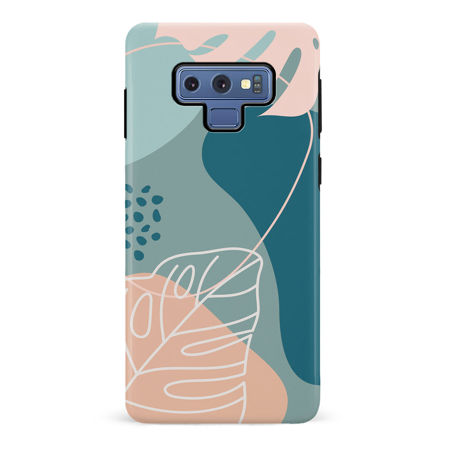 Samsung Galaxy Note 9 Tropical Arts Phone Case in Blue