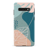 Samsung Galaxy S10 Plus Tropical Arts Phone Case in Blue
