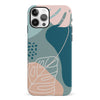 iPhone 12 Tropical Arts Phone Case in Blue
