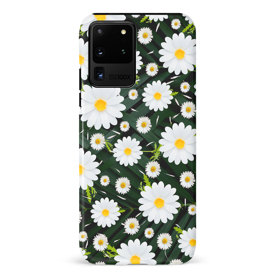 Samsung Galaxy S20 Ultra Chamomile Phone Case in Green
