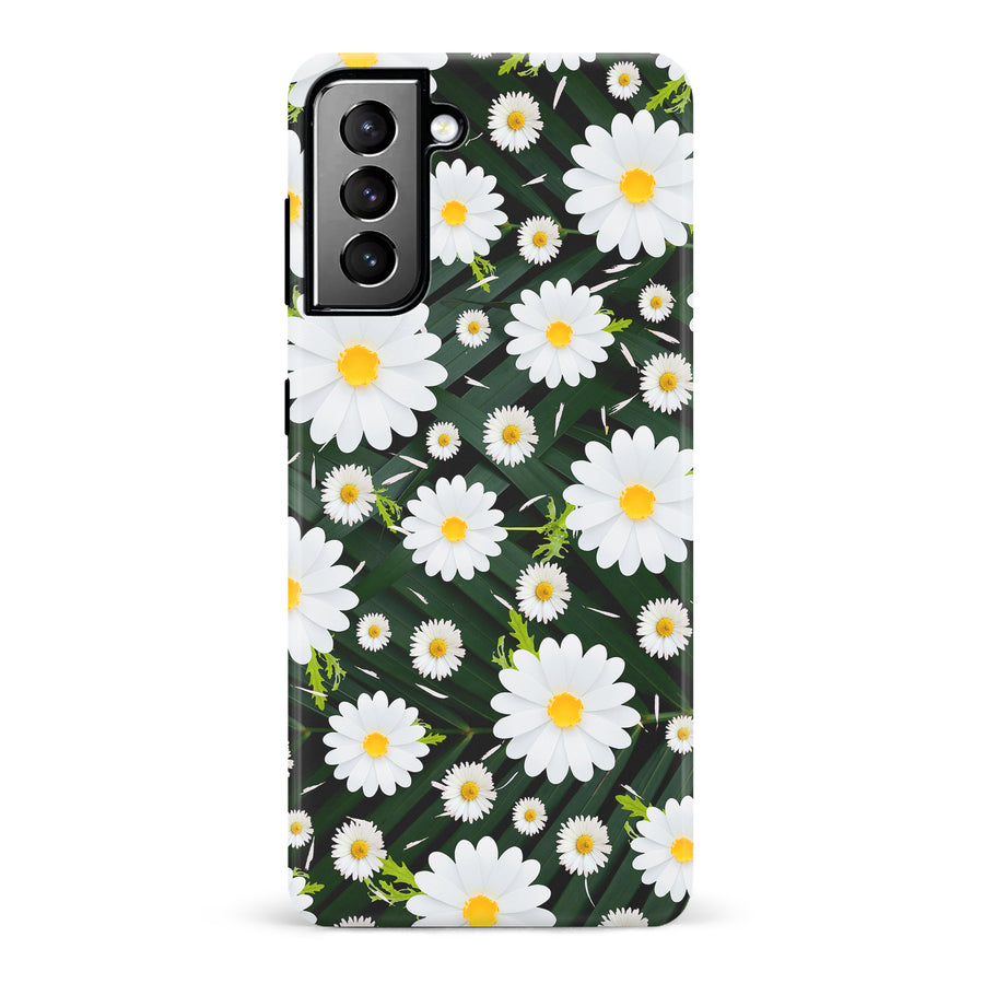 Samsung Galaxy S21 Plus Chamomile Phone Case in Green