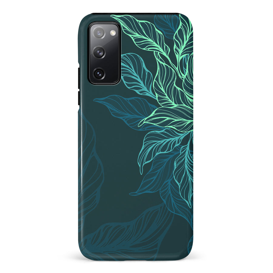Samsung Galaxy S20 FE Tropical Phone Case in Green