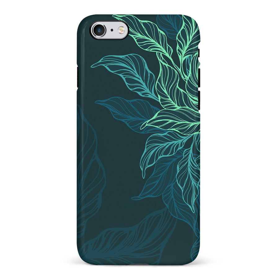 iPhone 6 Tropical Phone Case in Green