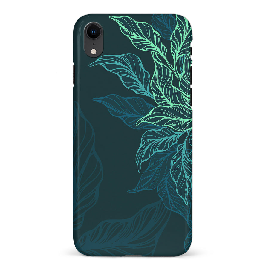 iPhone XR Tropical Phone Case in Green