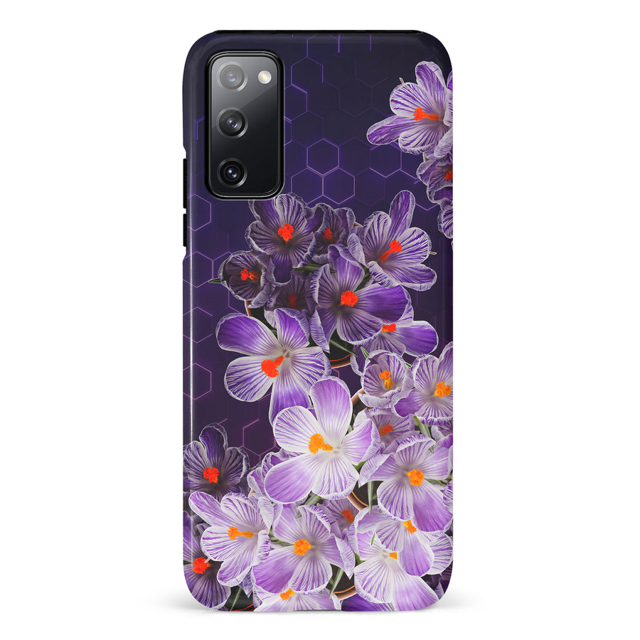 Samsung Galaxy S20 FE Crocus Phone Case in Purple