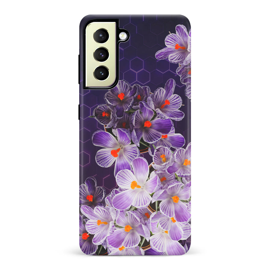 Samsung Galaxy S22 Plus Crocus Phone Case in Purple