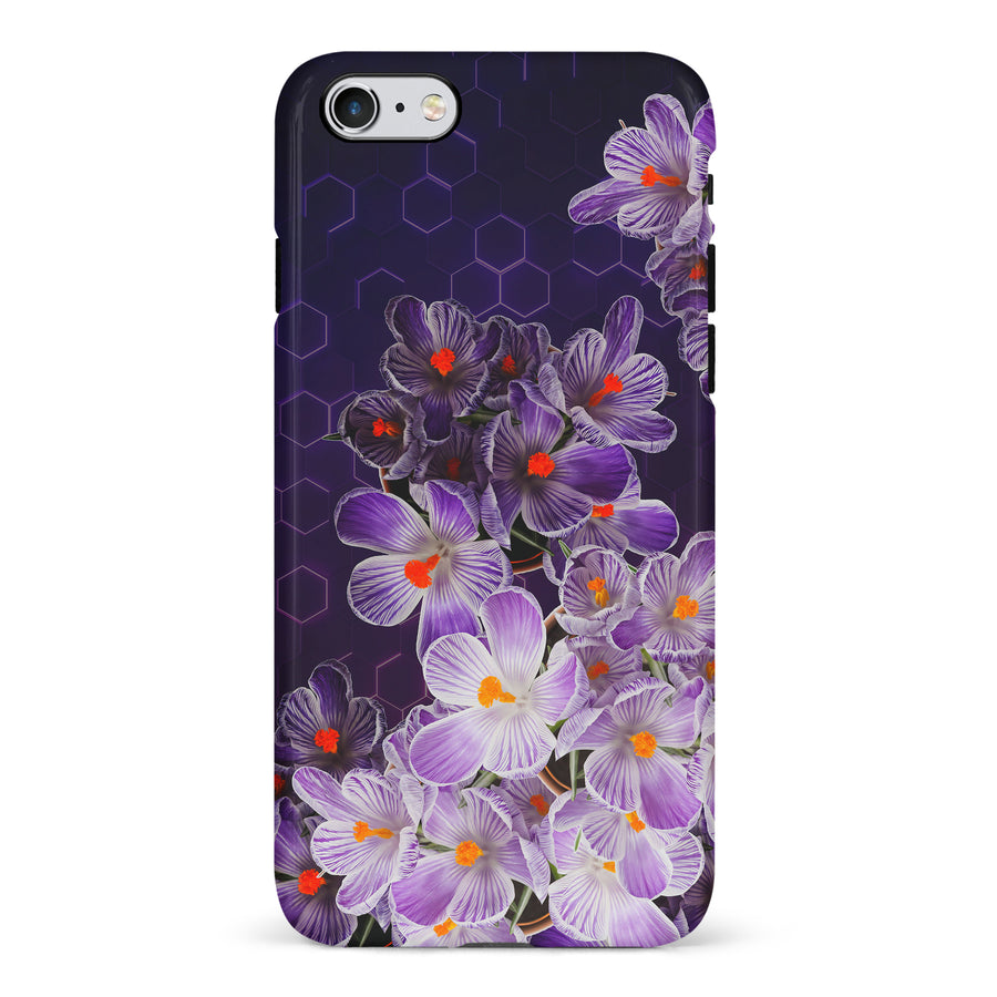 iPhone 6 Crocus Phone Case in Purple