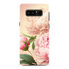 Samsung Galaxy Note 8 Peonies Phone Case in Pink