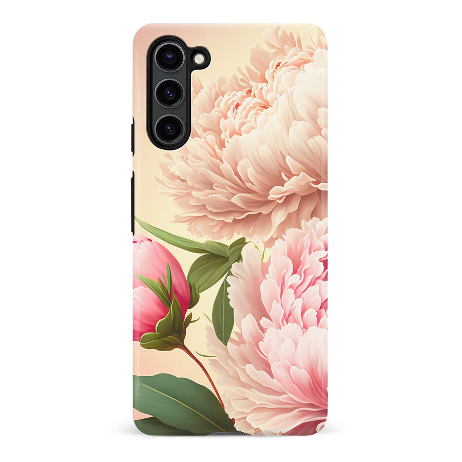 Samsung S23 Plus Pink Peonies Floral Phone Case