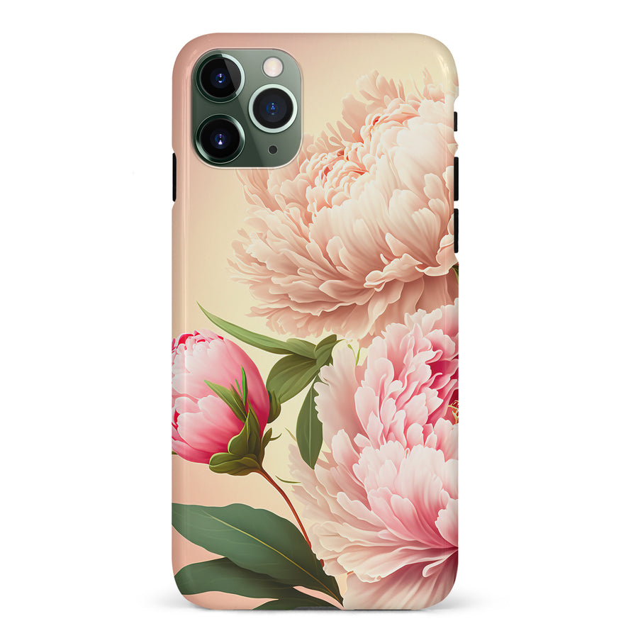 iPhone 11 Pro Peonies Phone Case in Pink