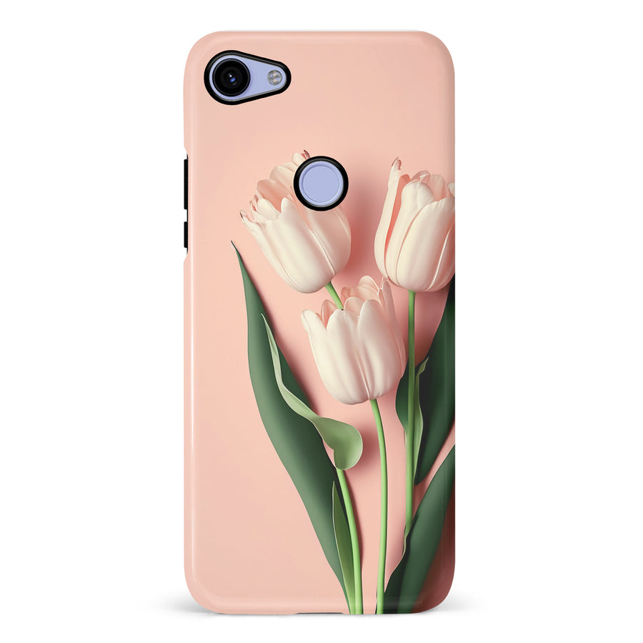 Google Pixel 3A XL Floral Phone Case in Pink