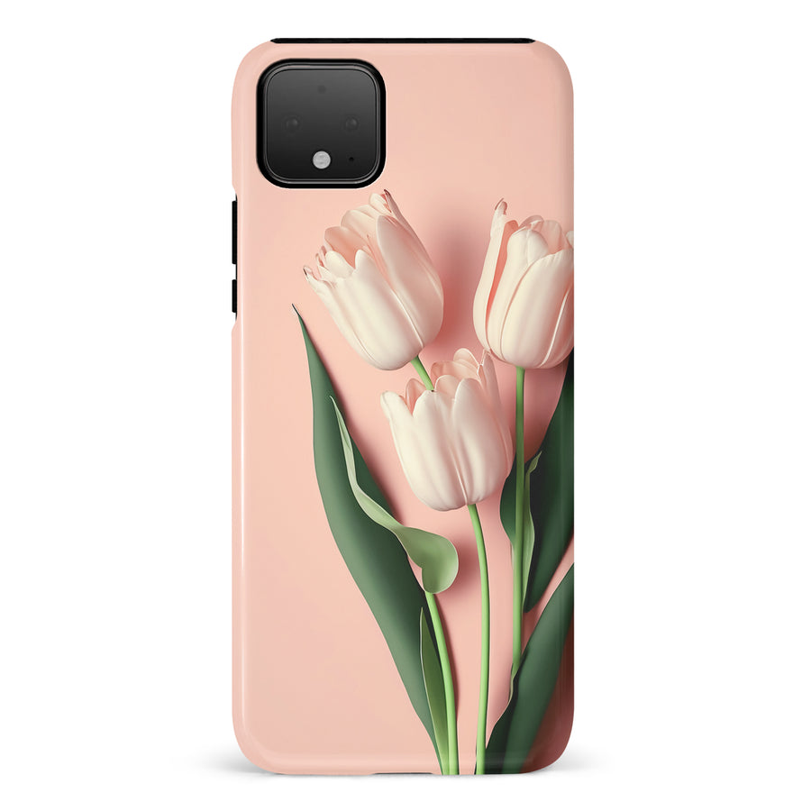 Google Pixel 4 XL Floral Phone Case in Pink