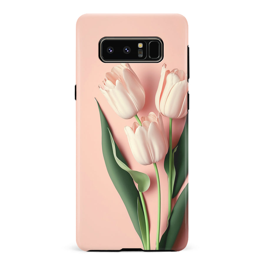 Samsung Galaxy Note 8 Floral Phone Case in Pink