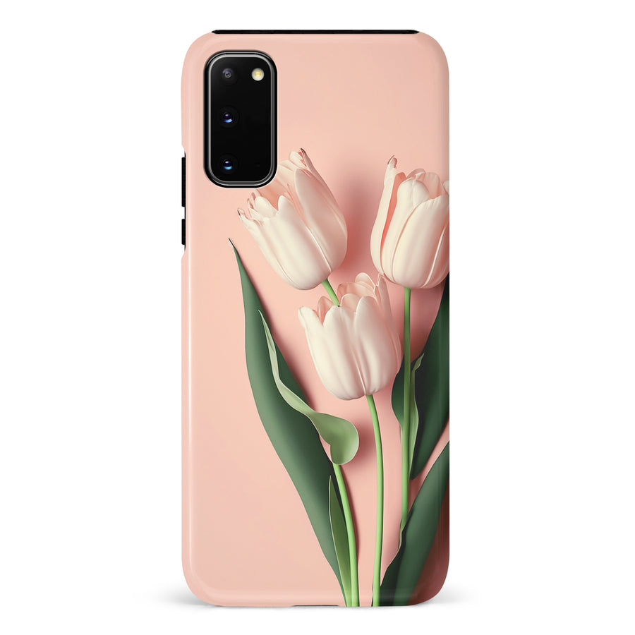Samsung Galaxy S20 Floral Phone Case in Pink