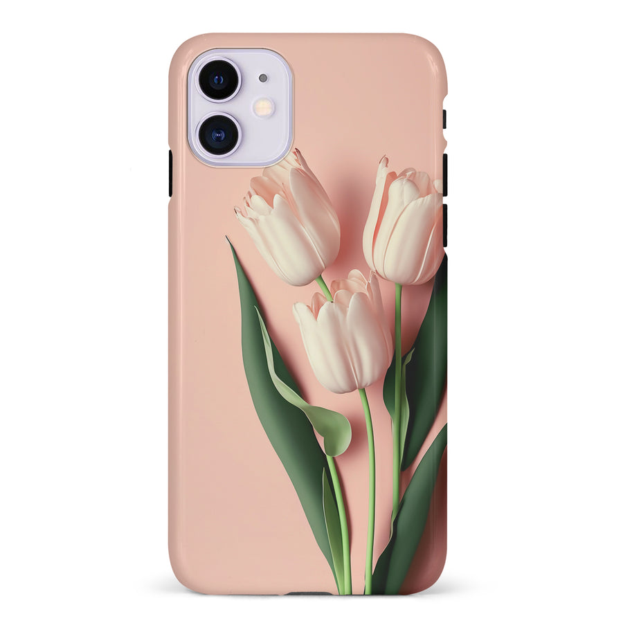 iPhone 11 Floral Phone Case in Pink