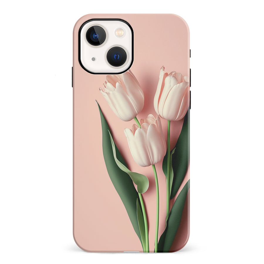 iPhone 13 Floral Phone Case in Pink