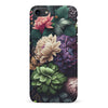 iPhone 7/8/SE Carnation Phone Case in Black