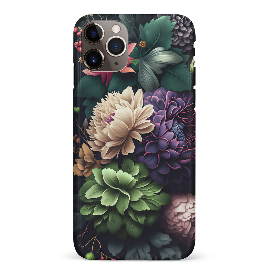 iPhone 11 Pro Max Carnation Phone Case in Black