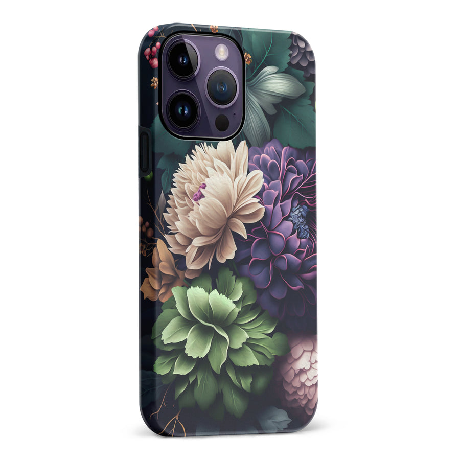 iPhone 14 Pro Max Carnation Phone Case in Black
