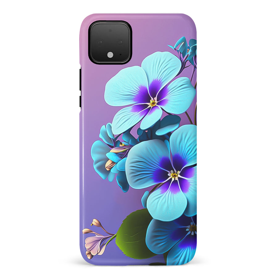 Google Pixel 4 Pansy Floral Phone Case