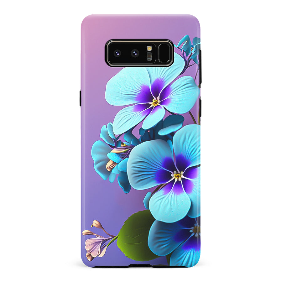 Samsung Galaxy Note 8 Pansy Floral Phone Case