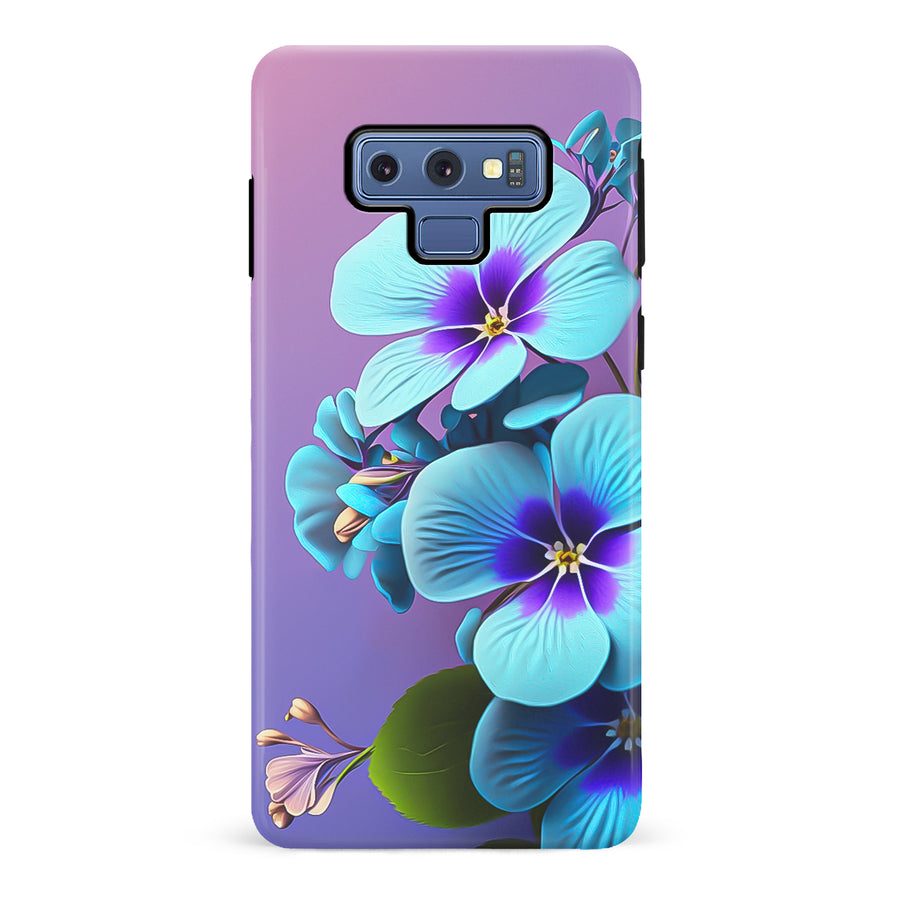 Samsung Galaxy Note 9 Pansy Floral Phone Case