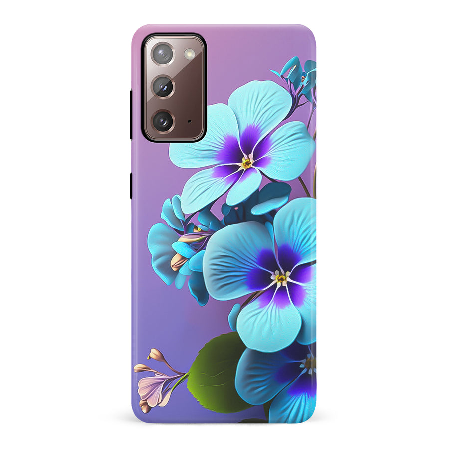 Samsung Galaxy Note 20 Pansy Floral Phone Case