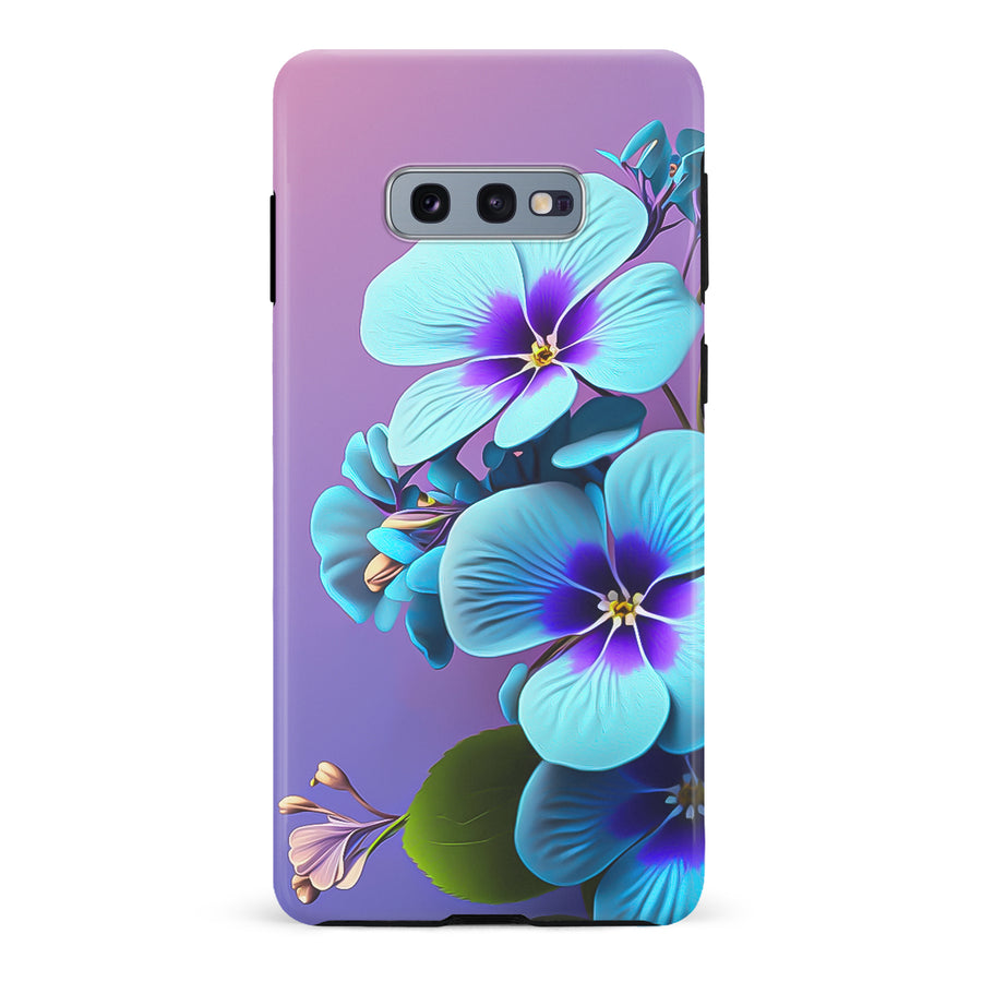 Samsung Galaxy S10e Pansy Floral Phone Case