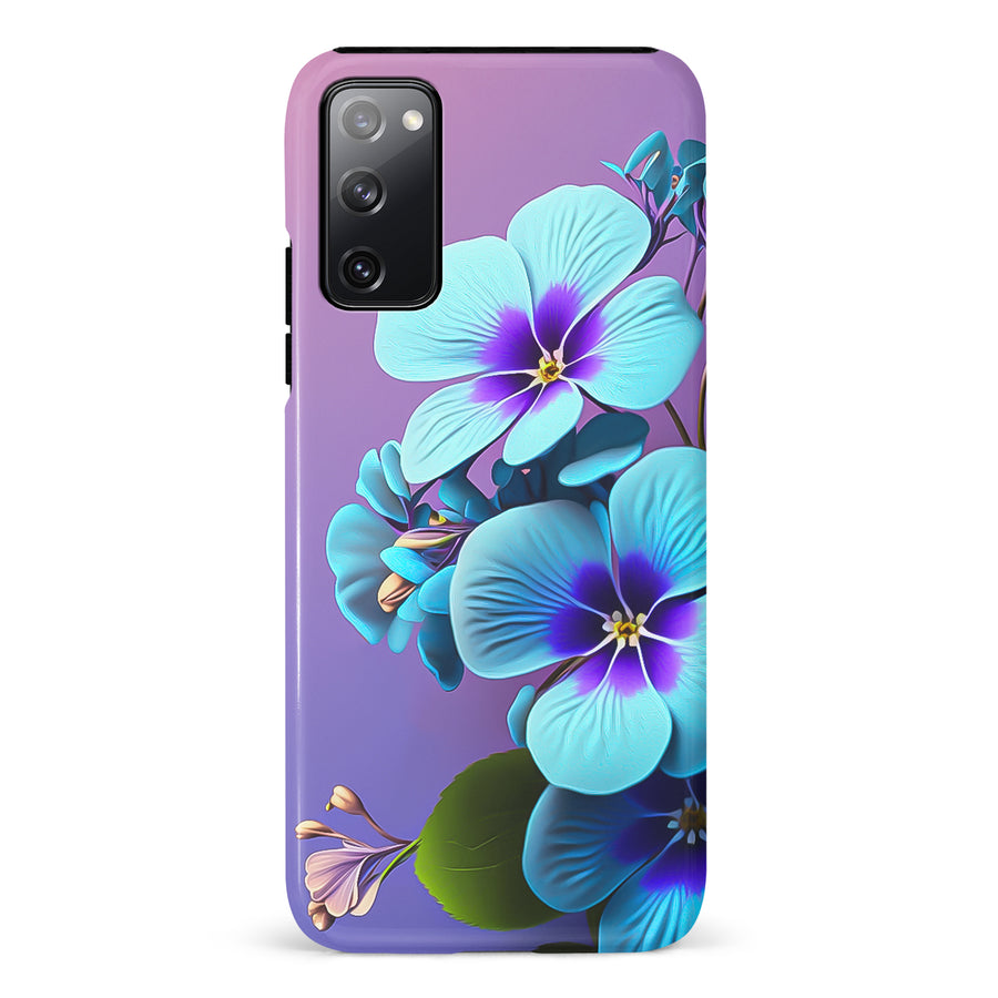 Samsung Galaxy S20 FE Pansy Floral Phone Case