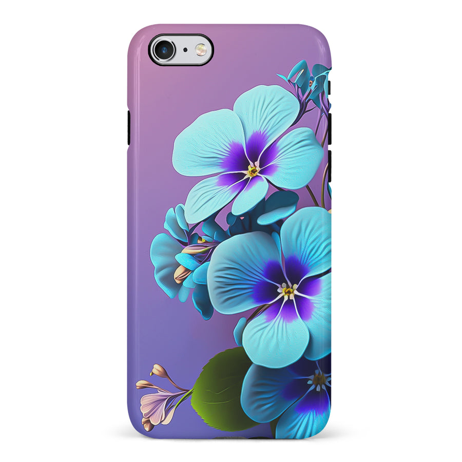 iPhone 6 Pansy Floral Phone Case