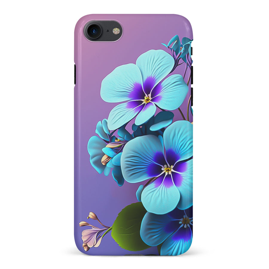 iPhone 7/8/SE Pansy Floral Phone Case
