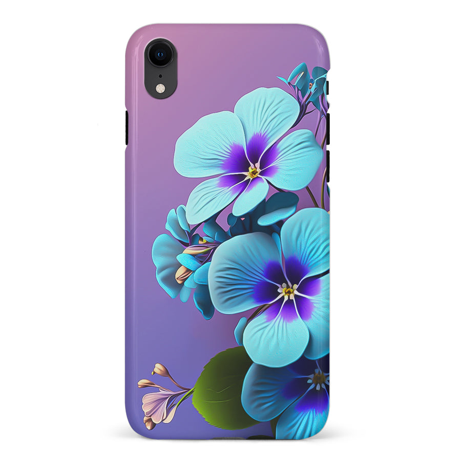 iPhone XR Pansy Floral Phone Case