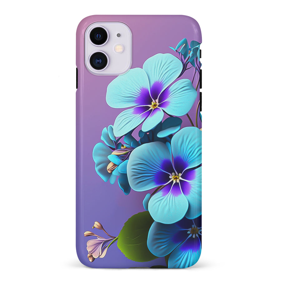 iPhone 11 Pansy Floral Phone Case
