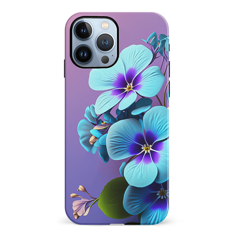 iPhone 12 Pro Pansy Floral Phone Case
