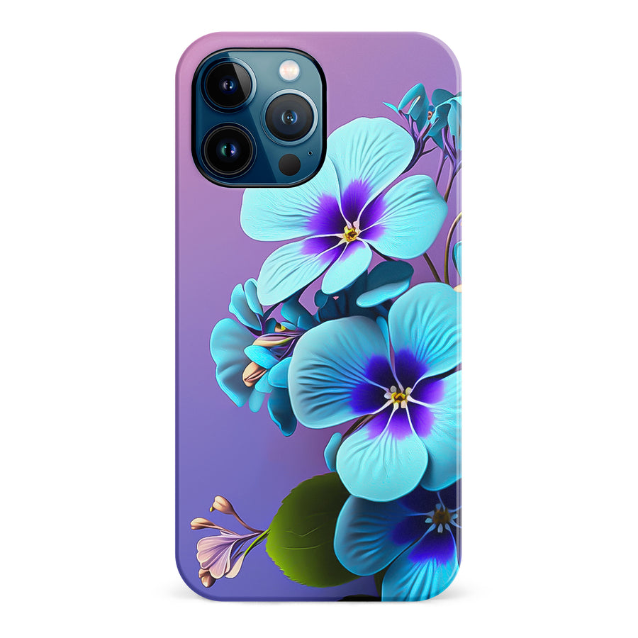 iPhone 12 Pro Max Pansy Floral Phone Case
