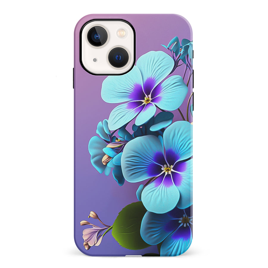 iPhone 13 Pansy Floral Phone Case