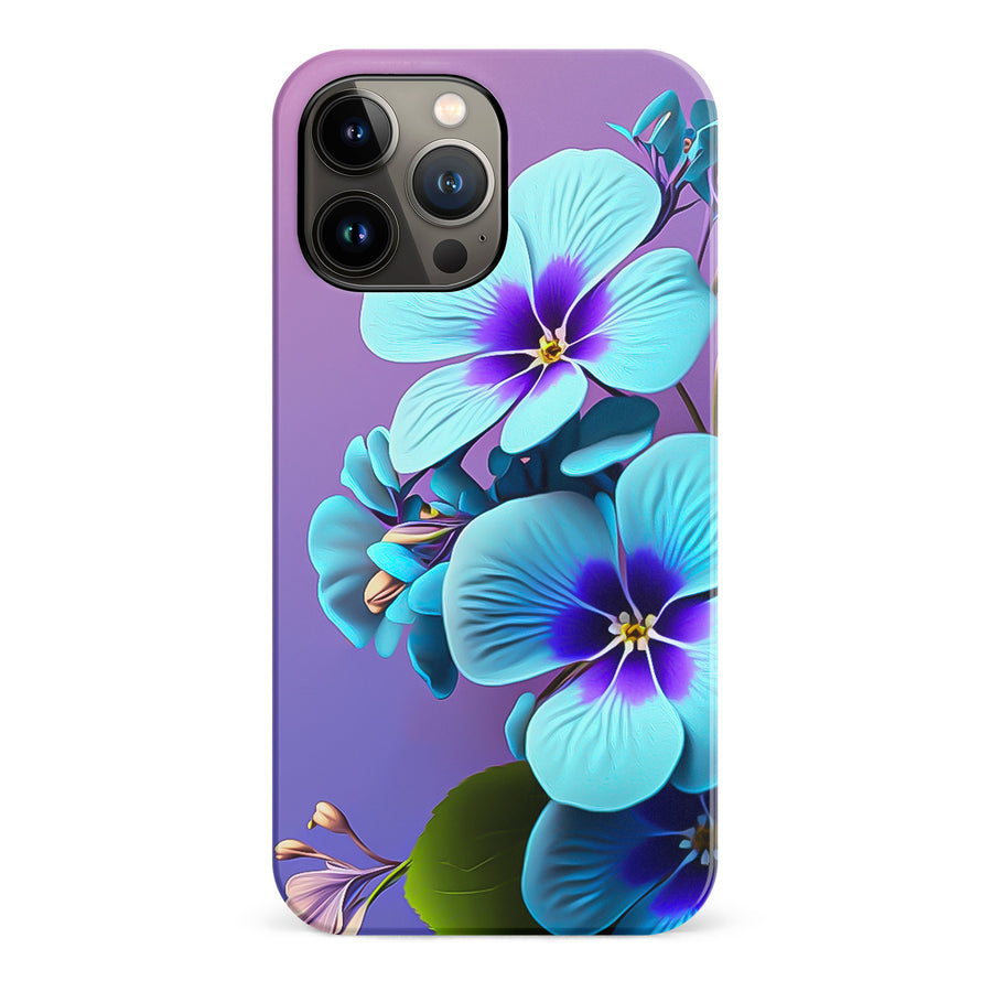 iPhone 13 Pro Max Pansy Floral Phone Case