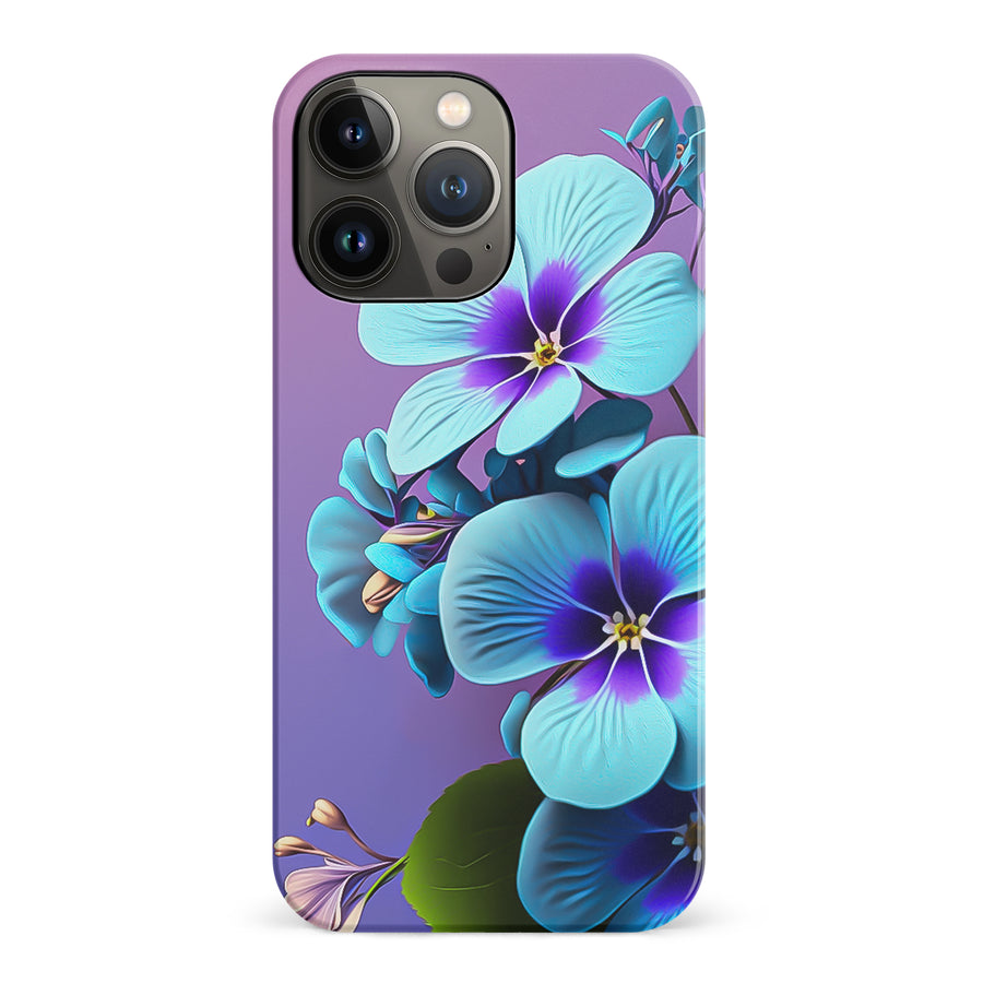 iPhone 14 Pro Pansy Floral Phone Case