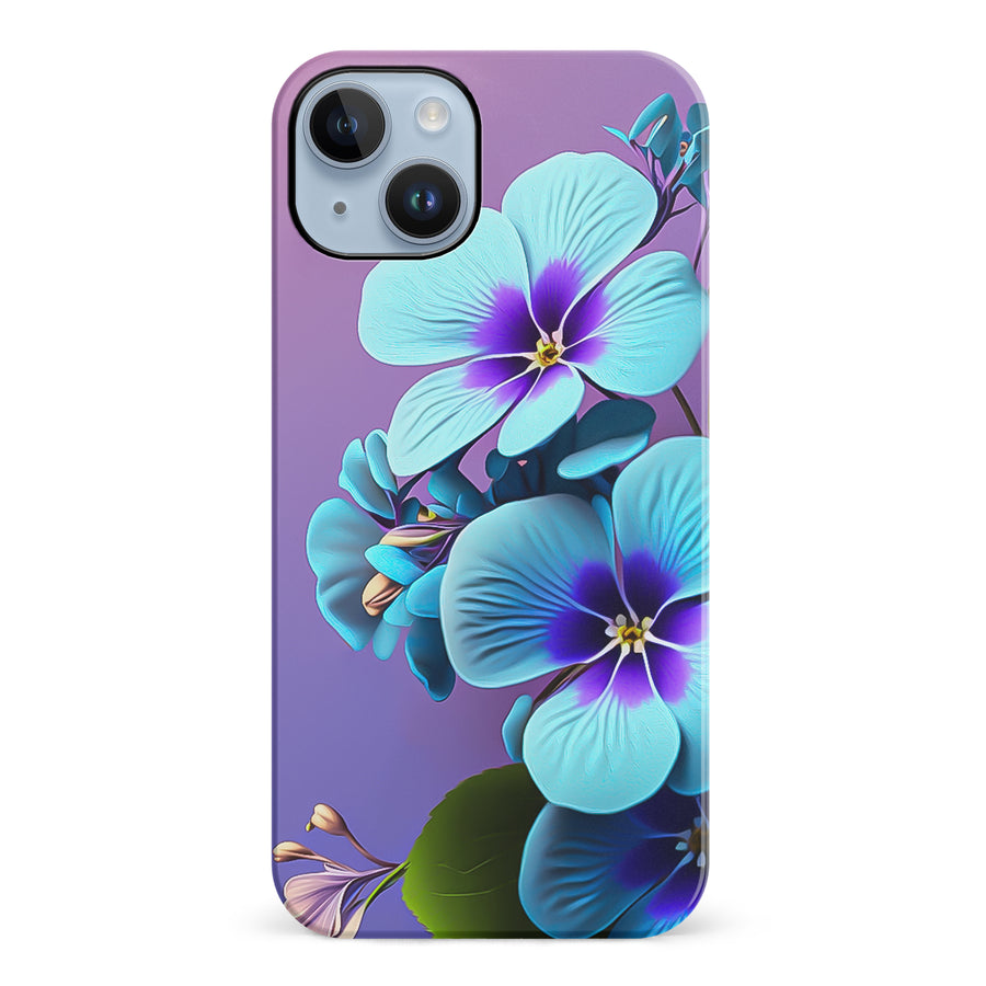 iPhone 14 Plus Pansy Floral Phone Case