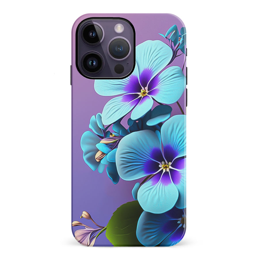 iPhone 14 Pro Max Pansy Floral Phone Case