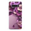 Samsung Galaxy S10 Plus Hibiscus Phone Case in Purple