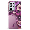 Samsung Galaxy S21 Ultra Hibiscus Phone Case in Purple