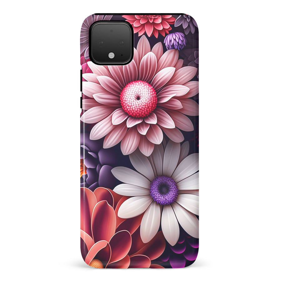 Google Pixel 4 XL Daisy Phone Case in Purple