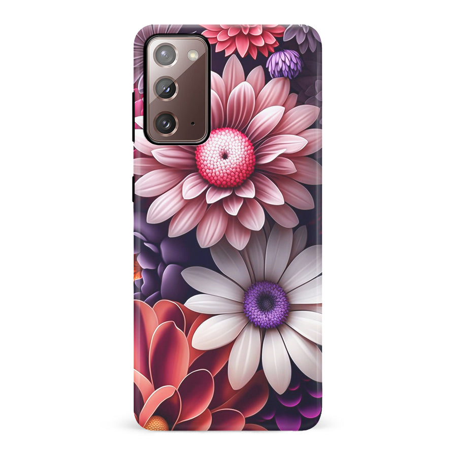 Samsung Galaxy Note 20 Daisy Phone Case in Purple